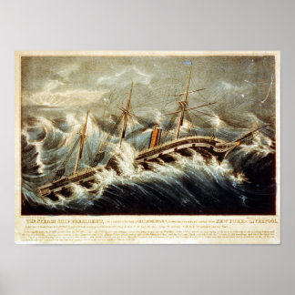 The Steam Ship President Poster