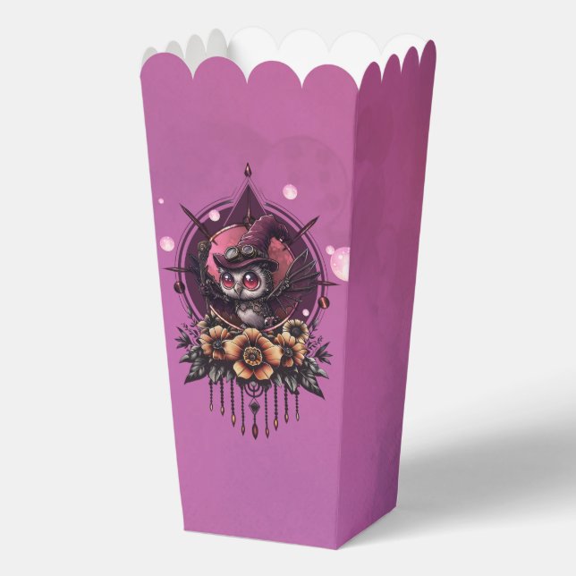 The Steampunk Owl: Guardian of Secrets Favour Box (Front)