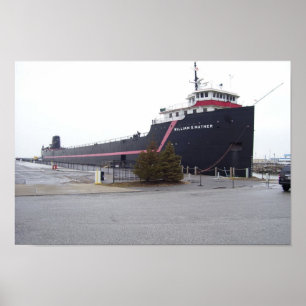 The Steamship William G. Mather Poster
