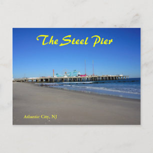 The Steel Pier in Atlantic City Postcard
