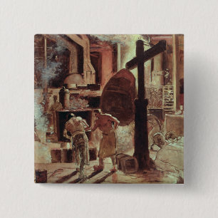 The Steelworks 15 Cm Square Badge