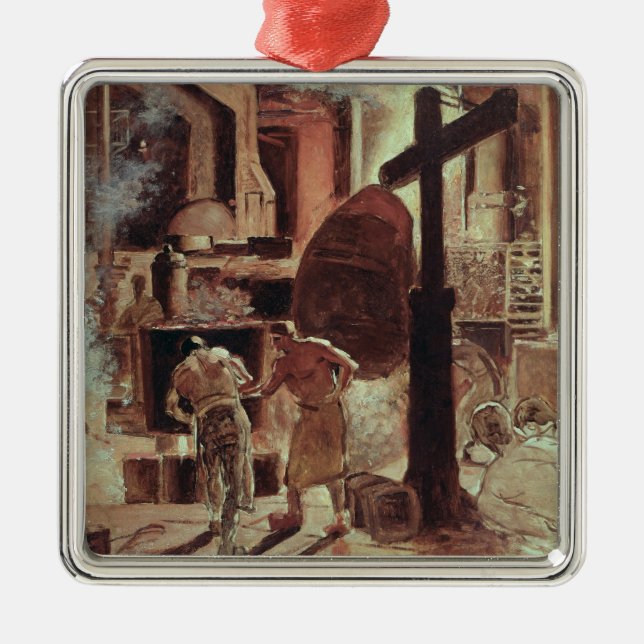 The Steelworks Metal Tree Decoration (Front)
