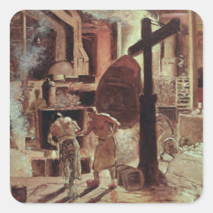 The Steelworks Square Sticker