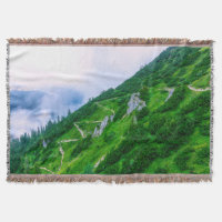 The steep path on the mountain
