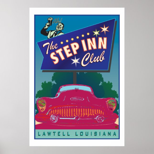 The Step Inn Club-Poster Poster (Front)