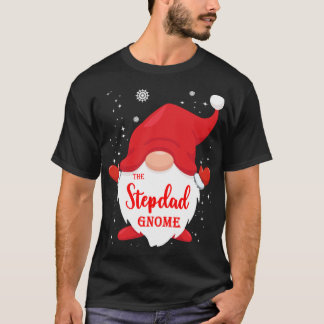 The Stepdad Gnome Matching Family Christmas Pajama T-Shirt