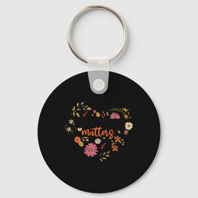 The Stigma Groovy Mental Health Problems Mental Aw Key Ring (Front)