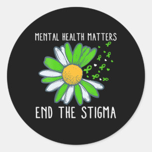 The Stigma Mental Health Awareness  Classic Round Sticker