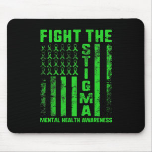 The Stigma Mental Health Awareness Depression Anxi Mouse Pad