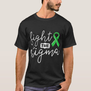 The Stigma Mental Health Awareness Green Ribbon T-Shirt