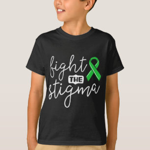 The Stigma Mental Health Awareness Green Ribbon T-Shirt