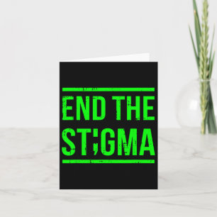 The Stigma Mental Health Awareness Warrior Counsel Card