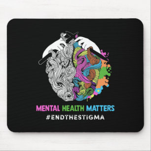 The Stigma Mental Health Problems Mental Awareness Mouse Pad