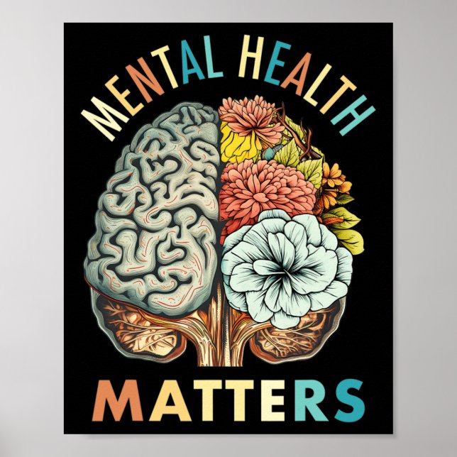 The Stigma Mental Health Problems Mental Awareness Poster (Front)