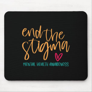 The Stigma Support Ptsd Mental Health Problems Hea Mouse Pad