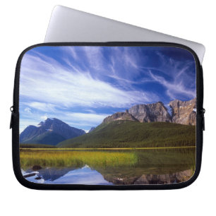 The still waters of Waterfowl Lake make a Laptop Sleeve