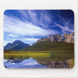 The still waters of Waterfowl Lake make a Mouse Pad