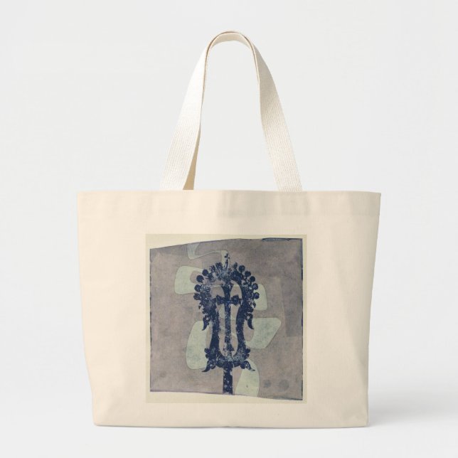 The Stolen Cross Large Tote Bag (Front)