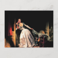 The Stolen Kiss by Jean-Honore Fragonard