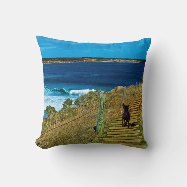 The Stolen Teddy, Lounge Throw Cushion. Cushion (Front)