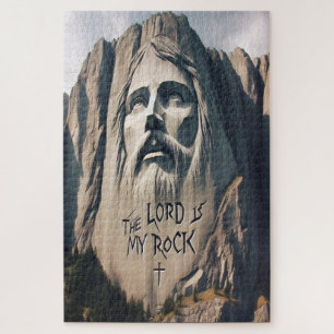 The Stone Carved Saviour The Lord Is My Rock Jigsaw Puzzle