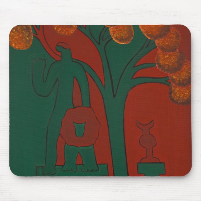 The Stone God and his Lion 2010 Mouse Pad (Front)
