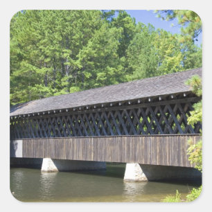 The Stone Mountain Covered Bridge at Stone Square Sticker