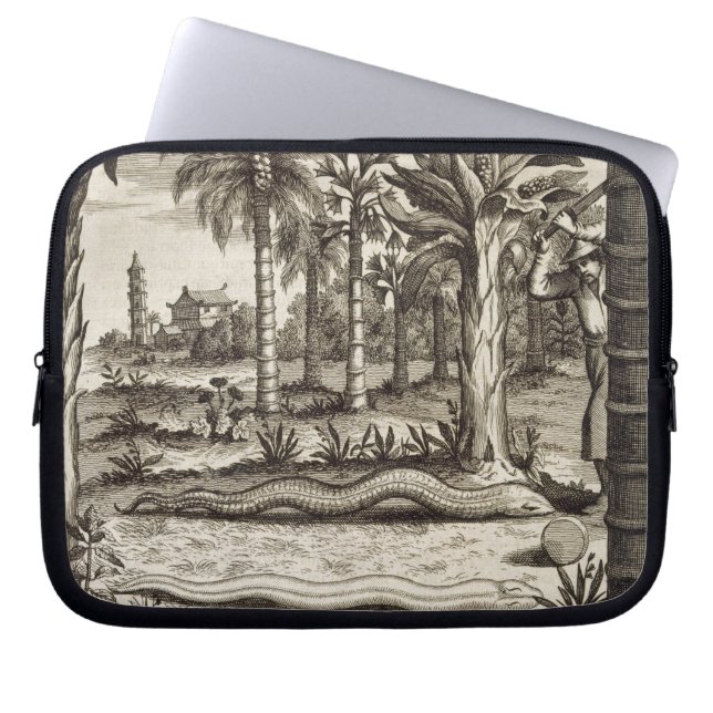 The Stone Snake, from 'China Illustrated' by Athan Laptop Sleeve (Front)