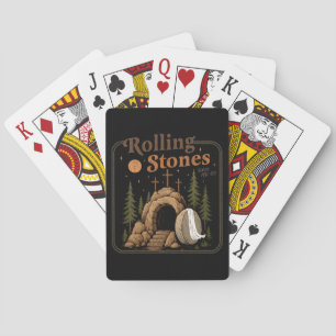 The Stone Was Rolled Away He Is Alive Easter Playing Cards