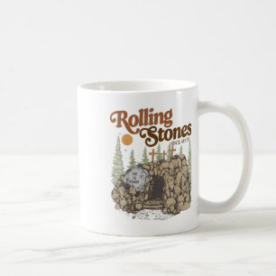 The Stone Was Rolled Away He Is Alive Retro Christ Coffee Mug