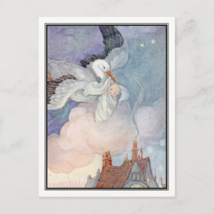 The Stork by Anne Anderson Postcard