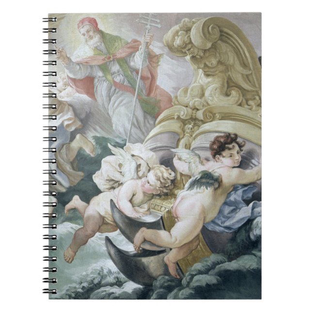 The Storm Miraculously Calmed on Contact with the Spiral Notebook (Front)