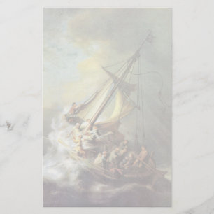The Storm On The Sea Of Galilee. By Rembrandt Van