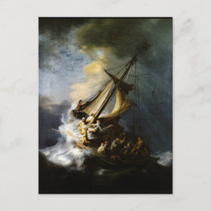 The Storm on the Sea of Galilee Postcard
