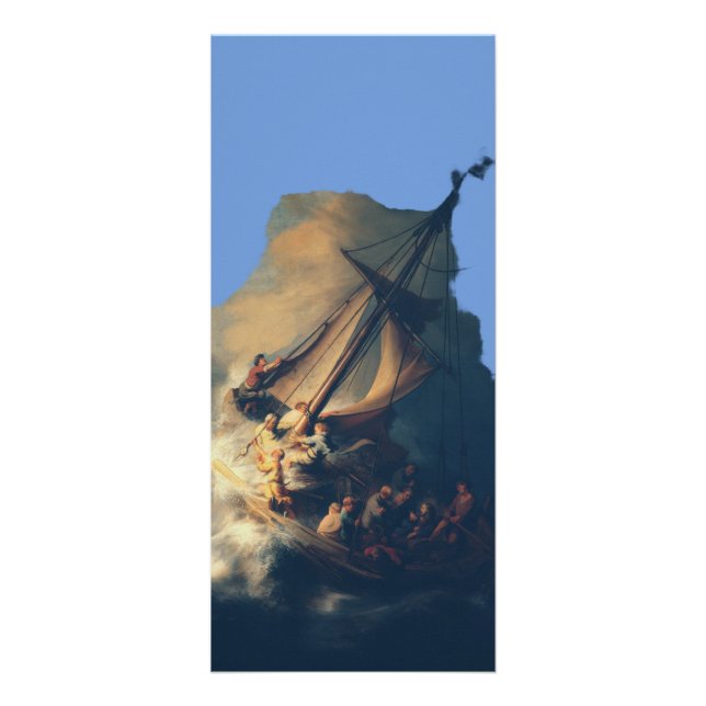 The Storm on the Sea of Galilee Rack Card (Front)
