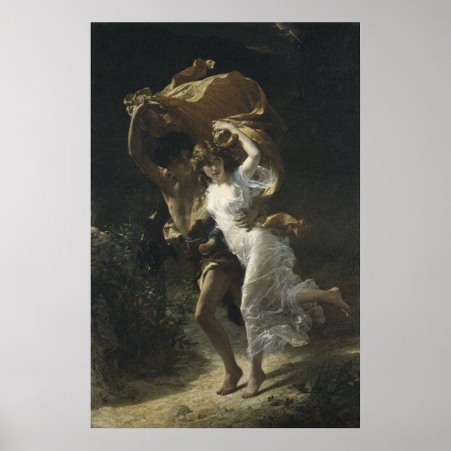 The Storm Pierre-Auguste Cot 1880 Poster (Front)