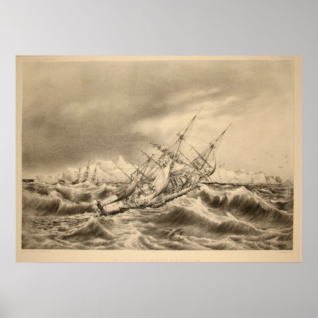 The Storm-Tossed Ship Poster (Front)