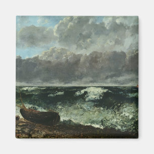 The Stormy Sea or, The Wave, 1870 Magnet