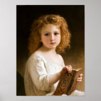 The Story Book, 1877 by William-Adolphe Bouguereau