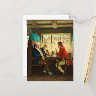 The Story of Coffee by Newell Convers Wyeth Holiday Postcard