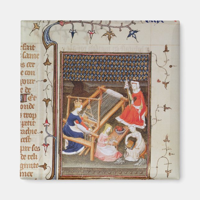 The Story of Gaia, from `De Claris Mulieribus' Magnet (Front)