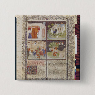 The Story of Lancelot and the Quest for Holy 15 Cm Square Badge