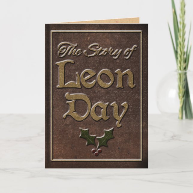 The Story of Leon Day Greeting Card (Front)