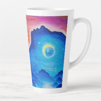 The story of the sun and moon latte mug