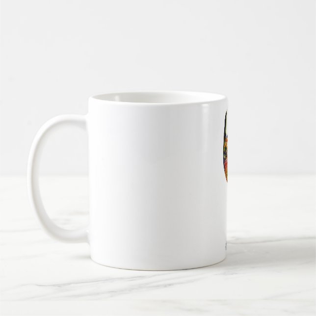The story of wine coffee mug (Left)