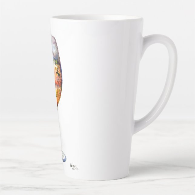 The story of wine latte mug (Right)
