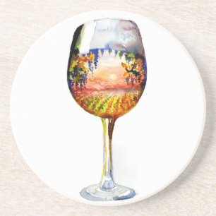 The story of wine magnet coffee mug ceramic orname coaster