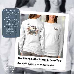 The Story Teller Front & Back Print T-Shirt