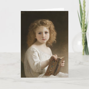 The Storybook - William Bouguereau Card