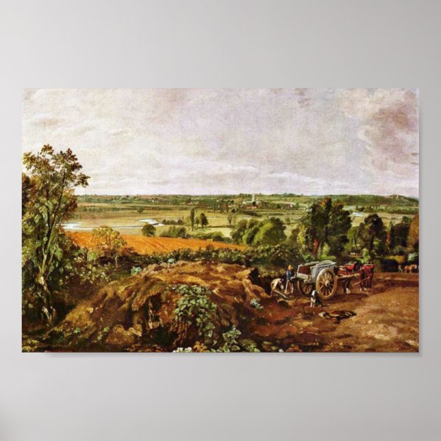 The Stour Valley, With The Church Of Dedham By Joh Poster (Front)